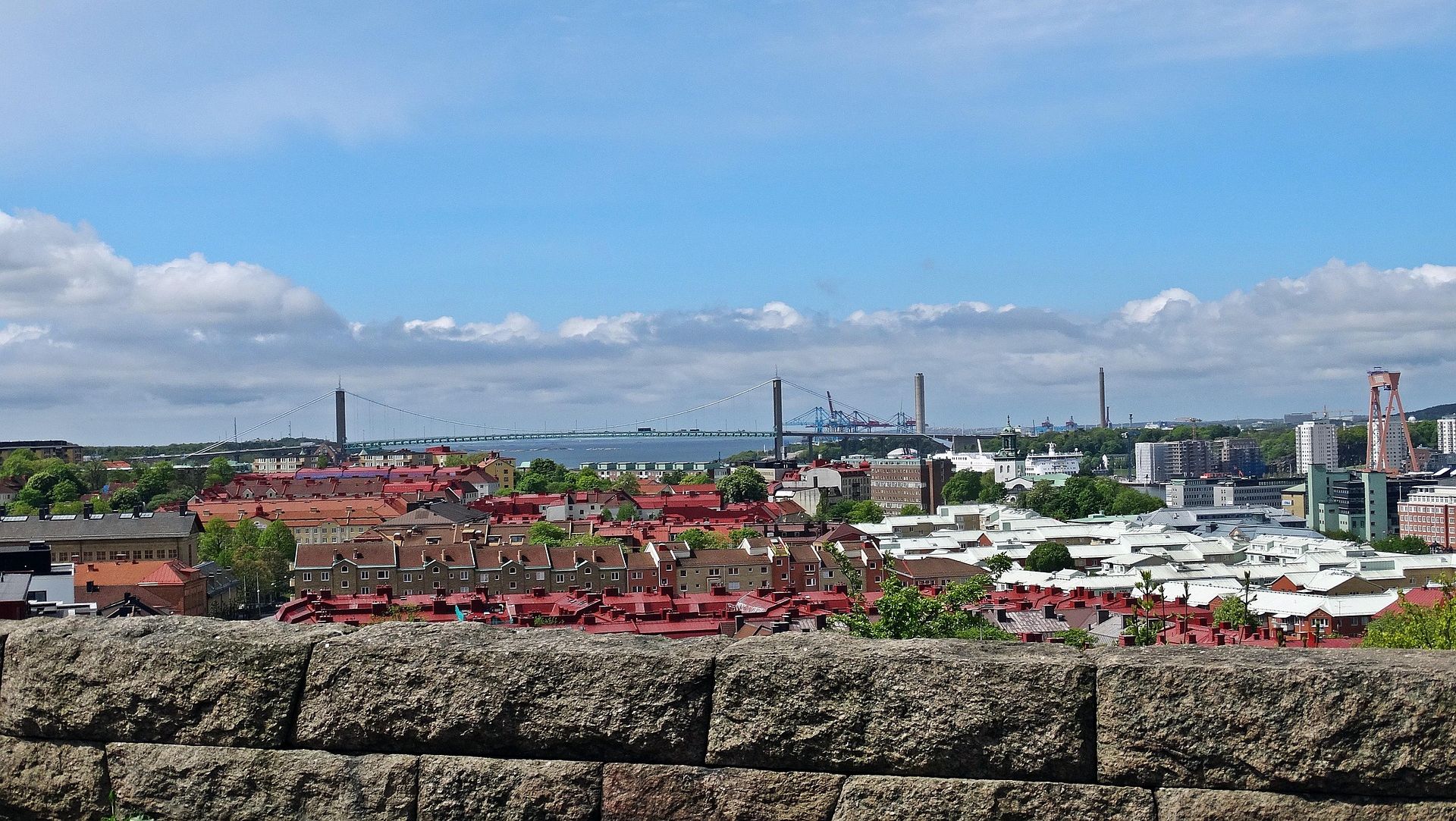 tak på bild från Göteborg